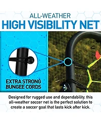 Gnuadz Soccer Rebounder Steel Backyard Tournament Net Outdoor Sports Gifts