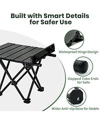 Gnuadz 2 pack Portable Camping Table Folding Beach Outdoor Camping Outdoor Recreation Gear