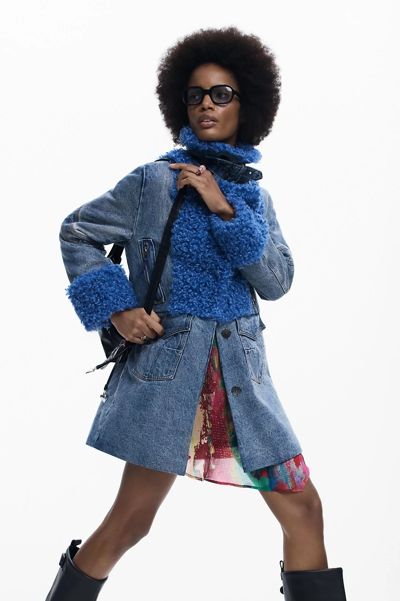 Desigual Women's Hybrid denim coat