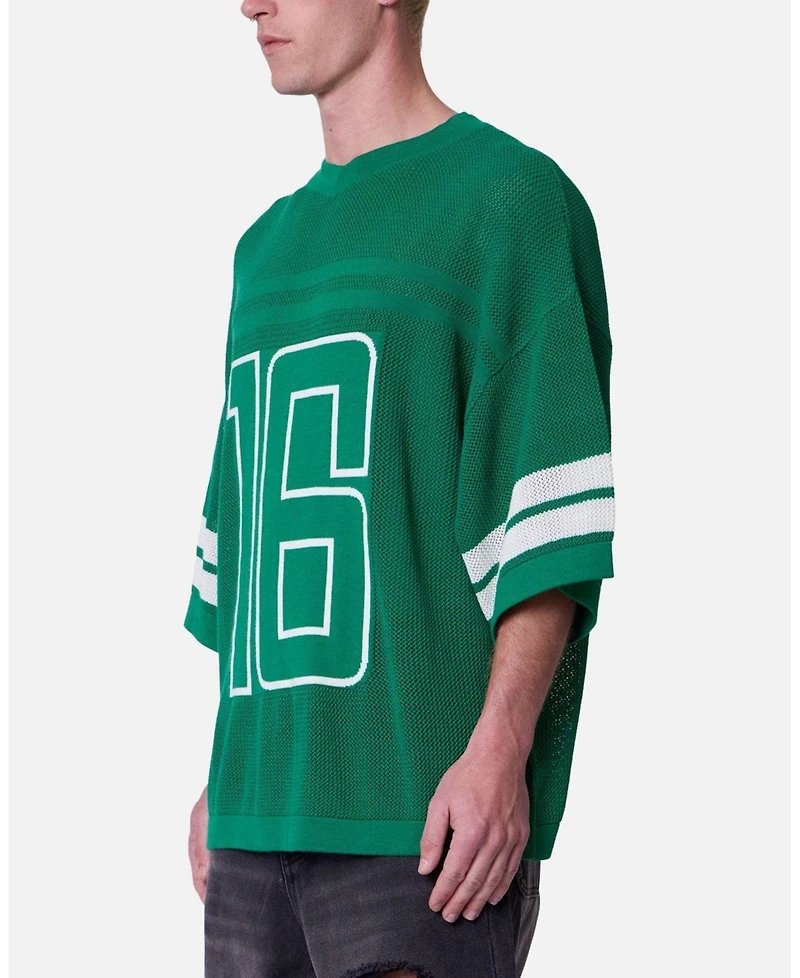 mnml Men's Open Knit Varsity Jersey