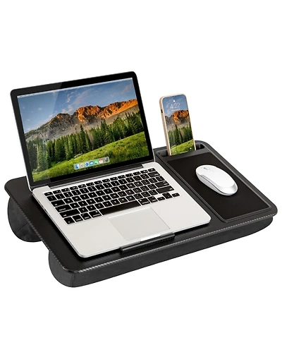 Gnuadz 15.6" Home Office Lap Desk With Device Ledge Mouse Pad Phone Holder