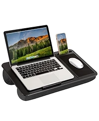 Gnuadz 15.6" Home Office Lap Desk With Device Ledge Mouse Pad Phone Holder