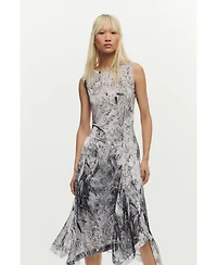 Desigual Women's Draped A-line dress