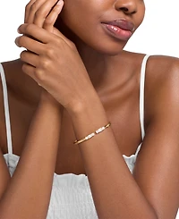 Michael Kors Mixed Cut Flex Cuff Bracelet