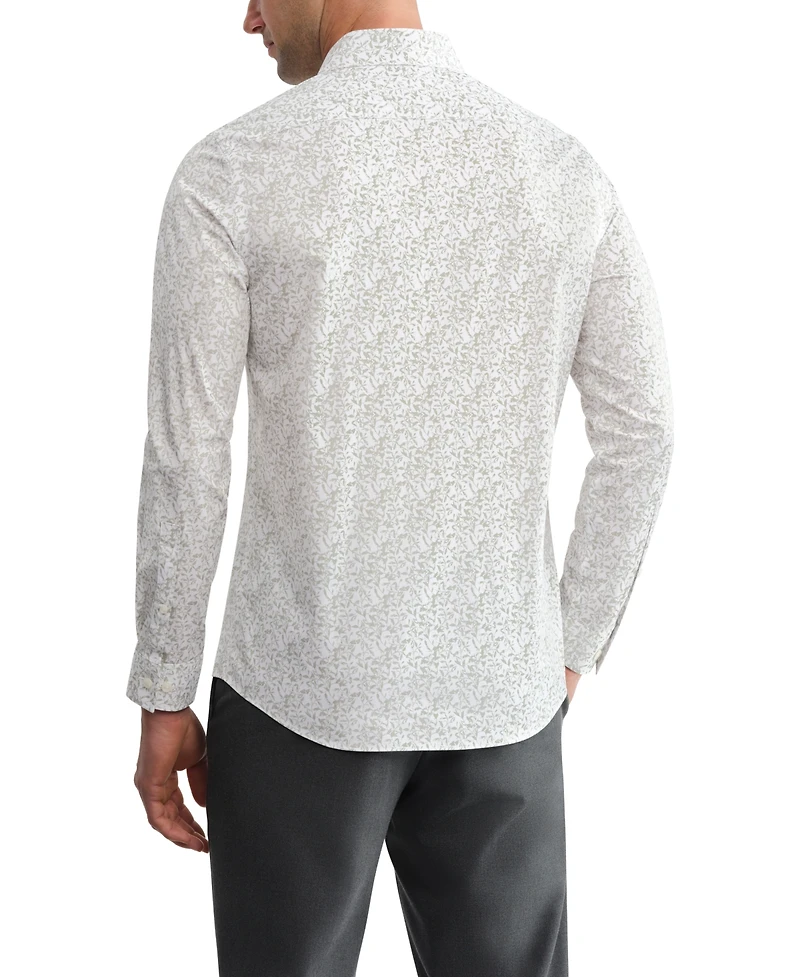 Michael Kors Men's Cool Max Fiber Spread Collar Dress Shirt