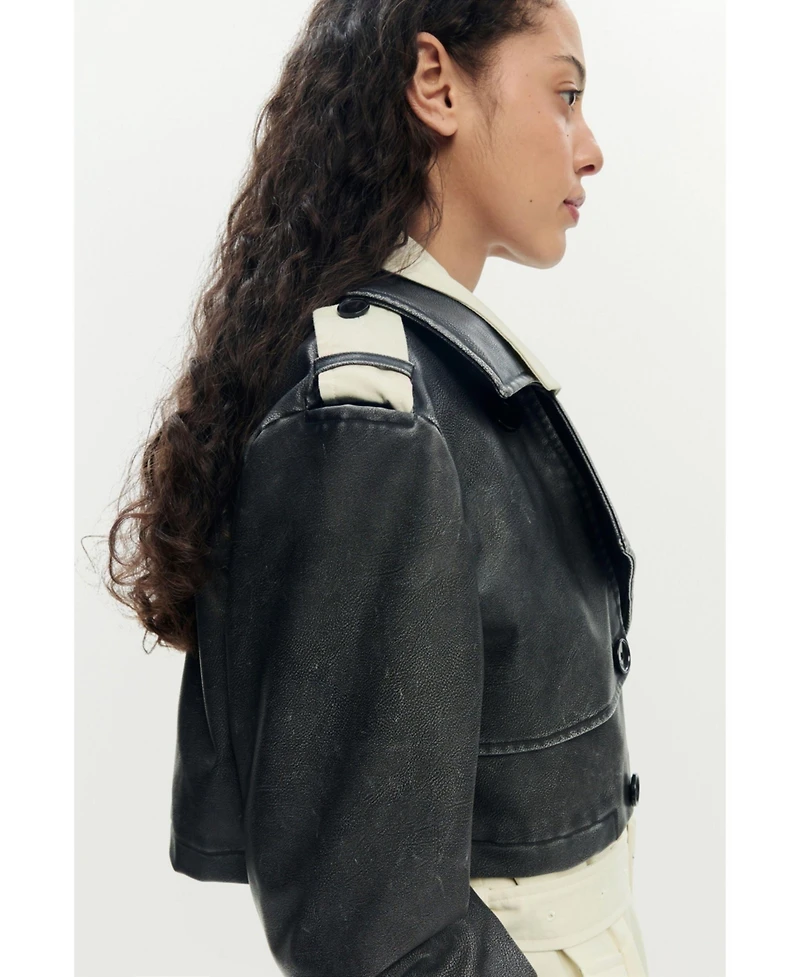 Desigual Women's Detachable trench coat combined