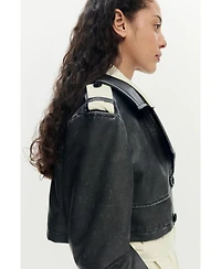 Desigual Women's Detachable trench coat combined