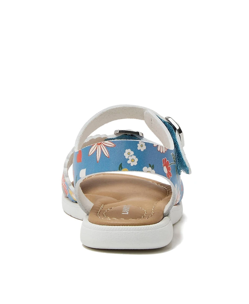 Lands' End Little Girls Easy On Scalloped Sandals