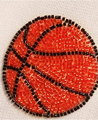 Lands' End Women's Cotton Embellished Cardigan Sweater