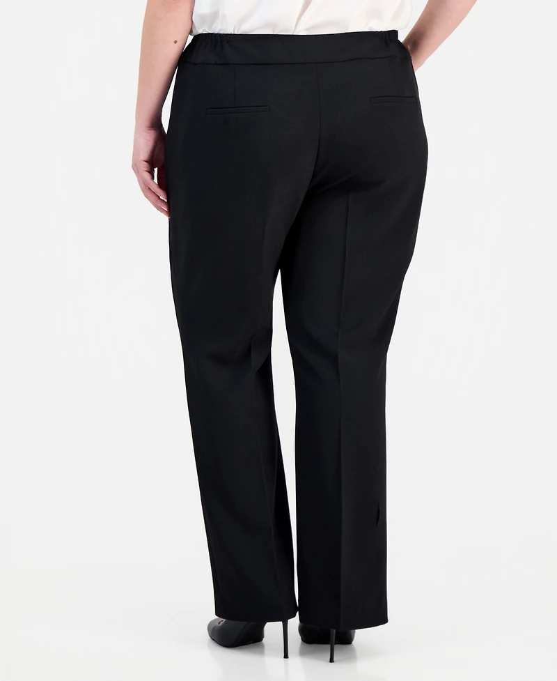 Kasper Plus High Rise Bootcut Pants