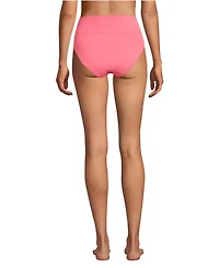 Lands' End Women's Pinchless High Waisted Bikini Bottoms