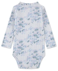 Abercrombie kids Baby Girls' Ruffle Henley Long-Sleeve Bodysuit