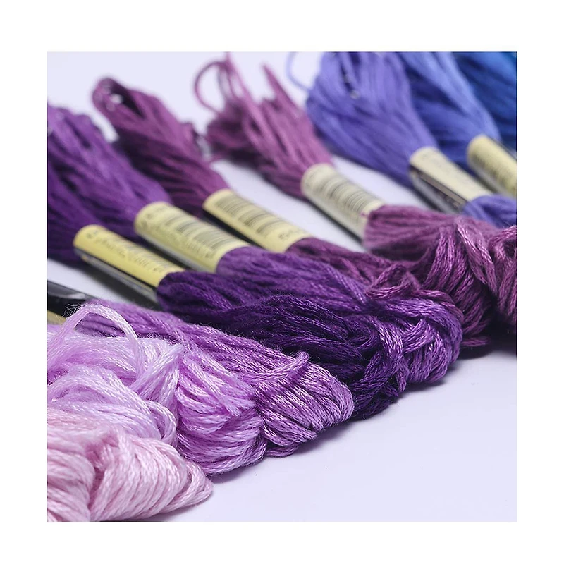 Gnuadz 250 colors Embroidery Thread Floss Friendship Bracelet String Cross Stitch Cotton Yarn Sewing Crochet Craft Supplies