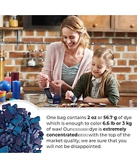 Gnuadz Concentrated Candle Dye Wax Color Chips, 2 oz