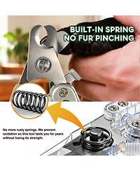 Aronkl Dog Nail Clippers For All Pets Heavy Duty Sharp With File Safe Trimming