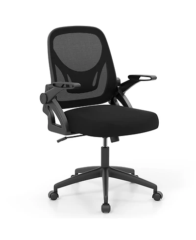 Slickblue Computer Chair Ergonomic Lumbar Support Flip Up Arms