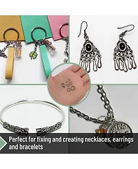 Gnuadz 1014pcs Open Jump Rings Lobster Clasps Jewelry Making 6 sizes