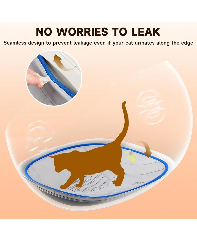 Cumrige Disposable Cat Litter Bags for Automatic Litter Box