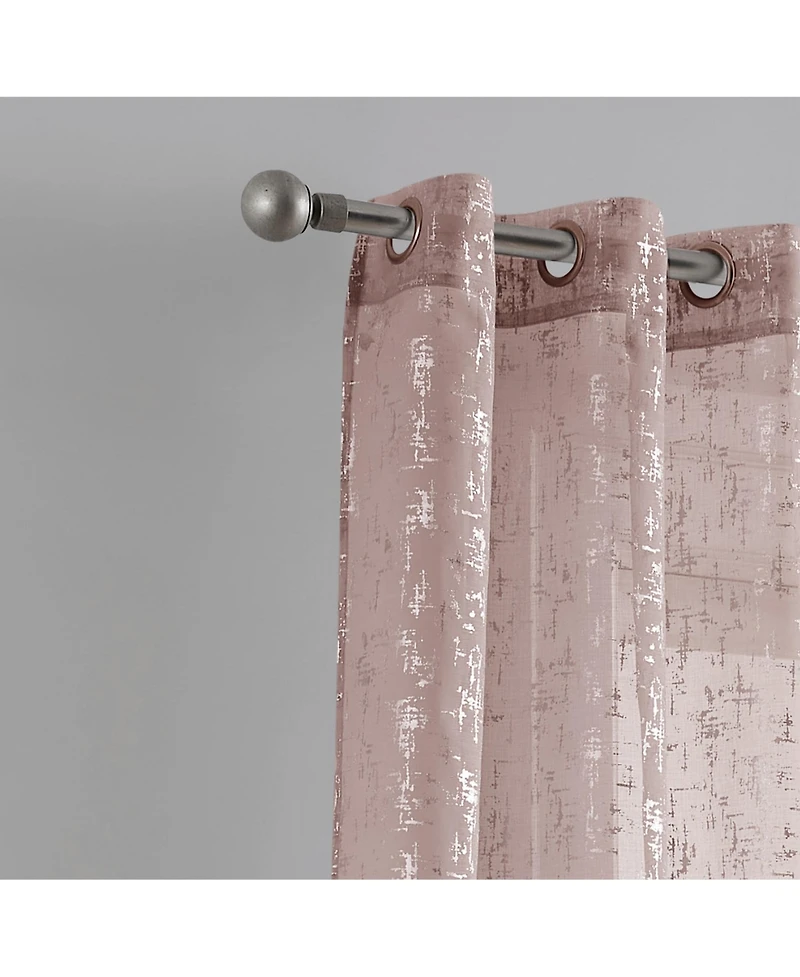 Dainty Home Linea Window Panel Set, 76" x 84"