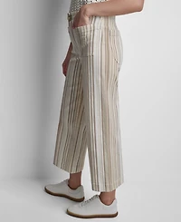 Dkny Jeans Women's High-Rise Wide-Leg Pants