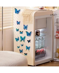Gnuadz 24pcs 3D Butterfly Wall Decor Double Layer Decal Party Decoration