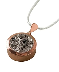 Uncommon Goods Bismuth Necklace Copper Plated Brass Bail