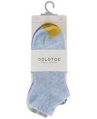 Gold Toe Women's Texture Liner Socks, 6-Pack