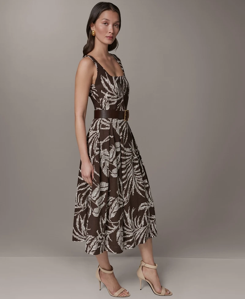 Donna Karan New York Petite Sleeveless Printed Tank Dress