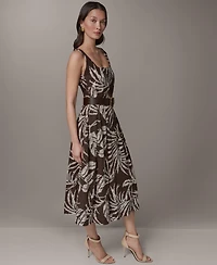 Donna Karan New York Petite Sleeveless Printed Tank Dress