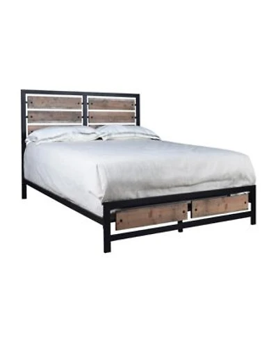New Classic Furniture Elk River Wood Bed Rustic