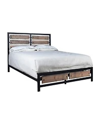 New Classic Furniture Elk River Wood Bed Rustic