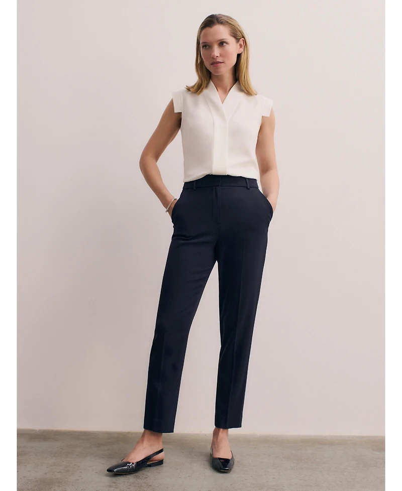 The Fold Women's Bowery Sleeveless Silk Blouse