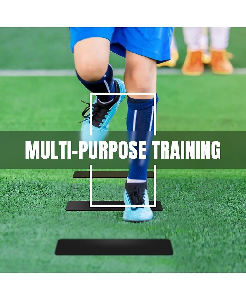 Hikeen Court Lines Marker Kit Anti-Slip and Wind-Resistant Throw Down Markers 28pcsr 84pcs, Pickleball Net Court for Outdoor Indoor Court