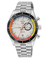 GV2 by Gevril Men's Regatta Swiss Quartz Bracelet Watch