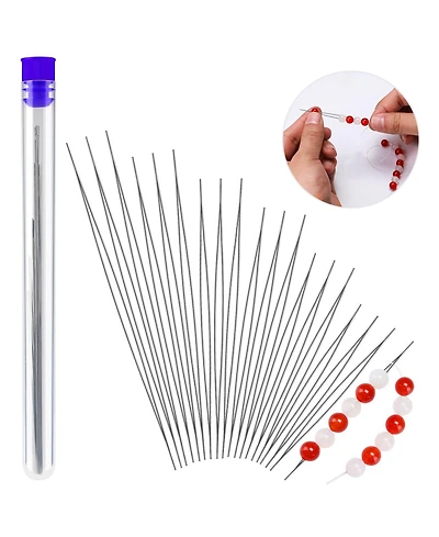 Gnuadz 18 Collapsible Big Eye Seed Beads Set Bottle