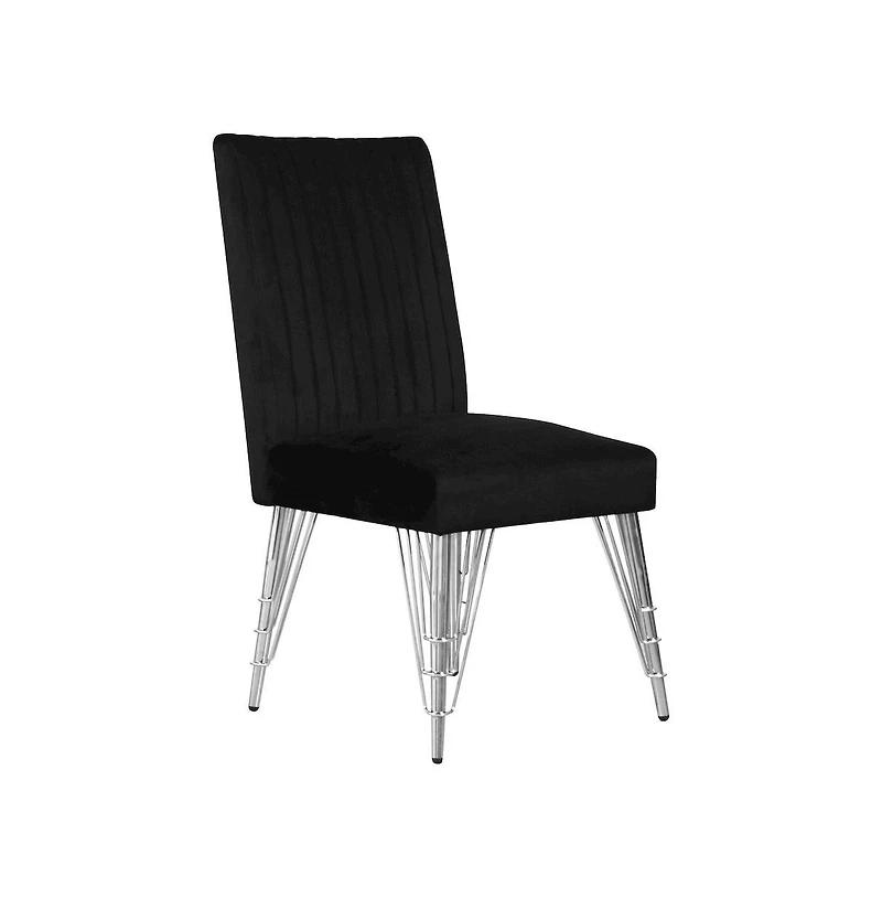 New Classic Furniture Ava Wood Upholstered Dining Chair(Set of 2)