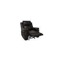 New Classic Furniture Kellen Faux Leather Power Glider Recliner