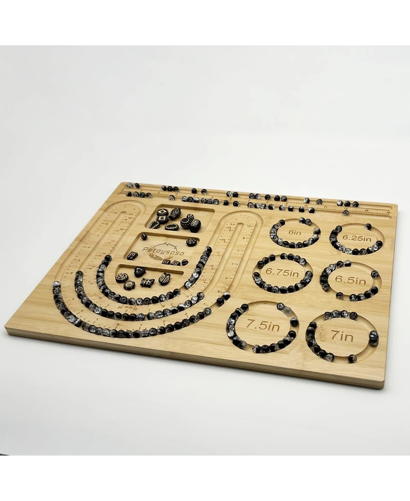 Gnuadz Bead Board Bracelet Necklace Design Mat Tray 15x11.5x0.5 Inch