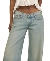 Lucky Brand Women's Super Low-Rise Wide-Leg Jeans