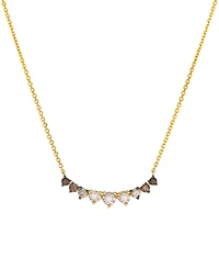 Le Vian Chocolate Ombre Diamond (0.77 ct. t.w.) Adjustable Necklace in 14k Honey Gold