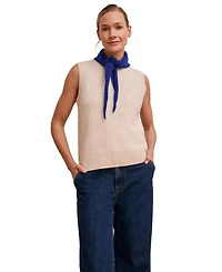 Celtic & Co. Women's Cable Detail Tank Sweaters