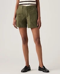 Levi's Women's Cinch Utility Mid-Rise Shorts