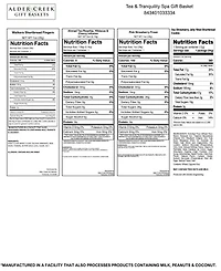 Alder Creek Gift Baskets Tea Tranquility Spa Gift Basket, 12-Pc.