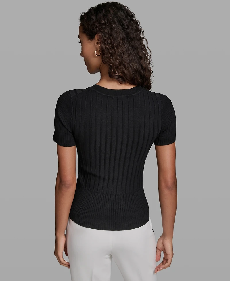 Karl Lagerfeld Paris Women's Crew Neck Sweater