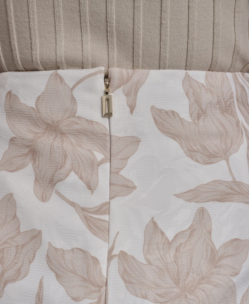 Karl Lagerfeld Paris Women's Printed Mini Skirt