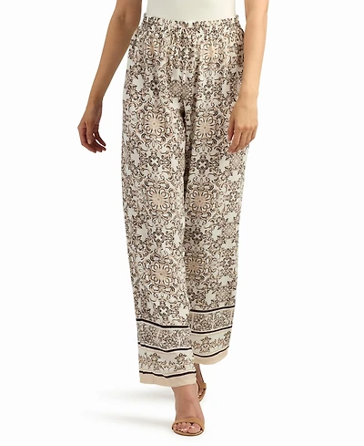 Bcx Women's Printed Pull-On Pants