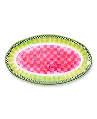 MacKenzie-Childs Watermelon Melamine Oval Platter