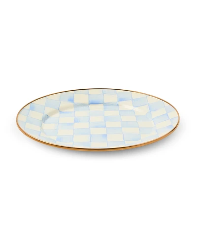 MacKenzie-Childs Sky Check Dinner Plate