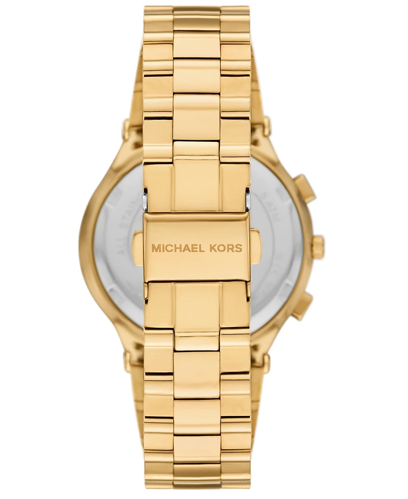 Michael Kors Women's Billie Quartz Chronograph Gold Stainless Steel Watch 37mm