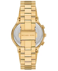 Michael Kors Women's Billie Quartz Chronograph Gold Stainless Steel Watch 37mm